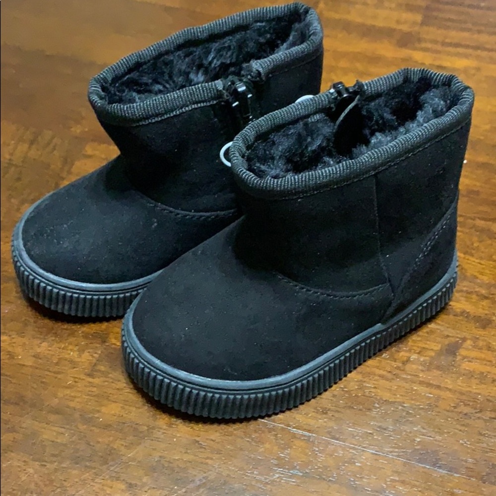 Baby Boots with Faux Fur